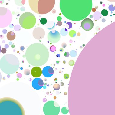 Daire saydam arka plan - eğilim seamless modeli.