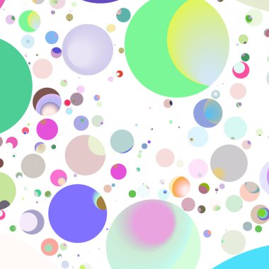 Daire saydam arka plan - eğilim seamless modeli.