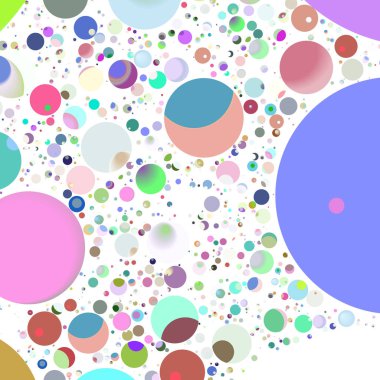 Daire saydam arka plan - eğilim seamless modeli.