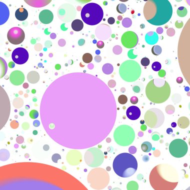 Daire saydam arka plan - eğilim seamless modeli.