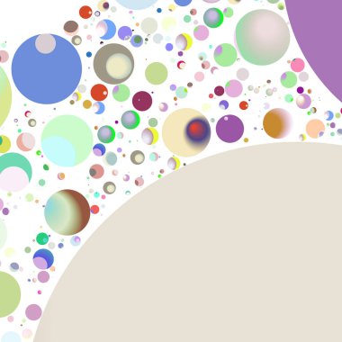 Daire saydam arka plan - eğilim seamless modeli.