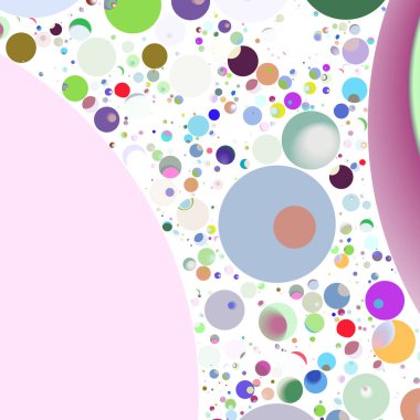 Daire saydam arka plan - eğilim seamless modeli.