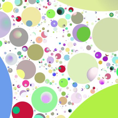 Daire saydam arka plan - eğilim seamless modeli.