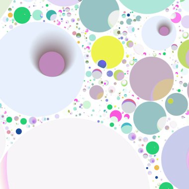 Daire saydam arka plan - eğilim seamless modeli.