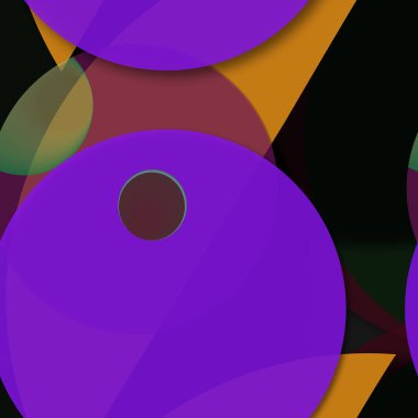 Daire saydam arka plan - eğilim seamless modeli.