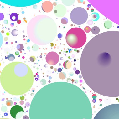 Daire saydam arka plan - eğilim seamless modeli.