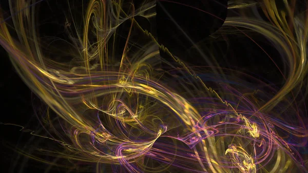 Fantezi kaotik renkli fraktal desen. Soyut Fraktal şekiller. 3D render resimde arka plan veya duvar kağıdı.