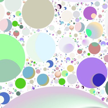 Daire saydam arka plan - eğilim seamless modeli.