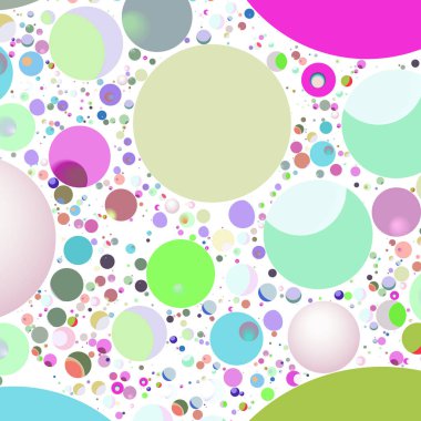 Daire saydam arka plan - eğilim seamless modeli.