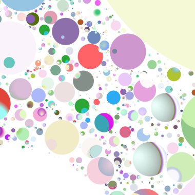 Daire saydam arka plan - eğilim seamless modeli.