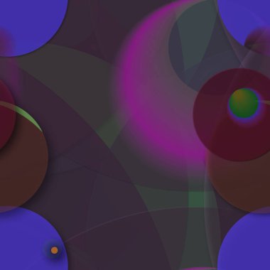 Daire saydam arka plan - eğilim seamless modeli.