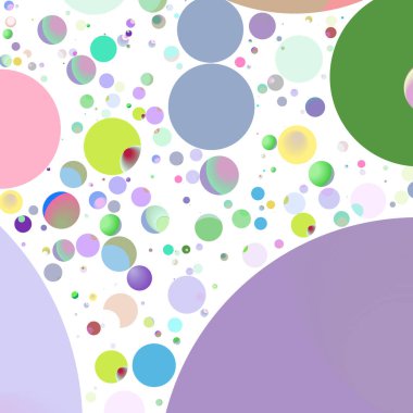 Daire saydam arka plan - eğilim seamless modeli.