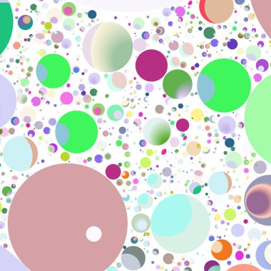 Daire saydam arka plan - eğilim seamless modeli.