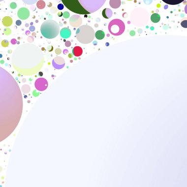 Daire saydam arka plan - eğilim seamless modeli.