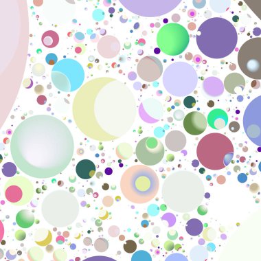 Daire saydam arka plan - eğilim seamless modeli.