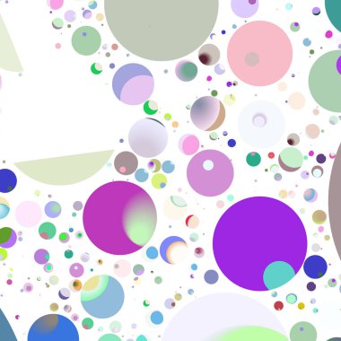 Daire saydam arka plan - eğilim seamless modeli.