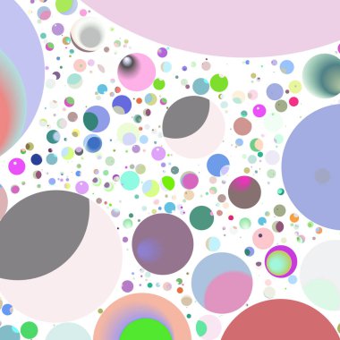 Daire saydam arka plan - eğilim seamless modeli.