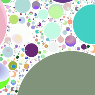 Daire saydam arka plan - eğilim seamless modeli.