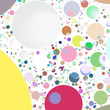 Daire saydam arka plan - eğilim seamless modeli.