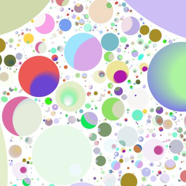 Daire saydam arka plan - eğilim seamless modeli.