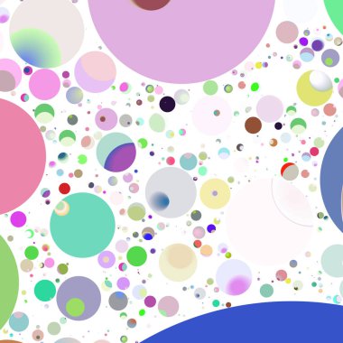 Daire saydam arka plan - eğilim seamless modeli.