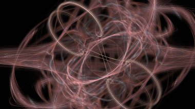 Fantezi kaotik renkli fraktal desen. Soyut Fraktal şekiller. 3D render resimde arka plan veya duvar kağıdı.