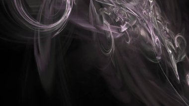 Fantezi kaotik renkli fraktal desen. Soyut Fraktal şekiller. 3D render resimde arka plan veya duvar kağıdı.