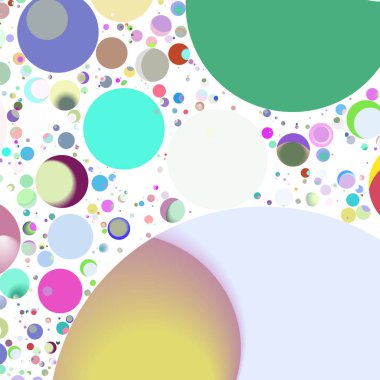 Daire saydam arka plan - eğilim seamless modeli.