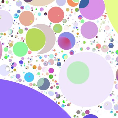 Daire saydam arka plan - eğilim seamless modeli.