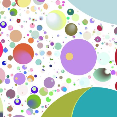 Daire saydam arka plan - eğilim seamless modeli.