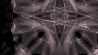 Fantezi kaotik renkli fraktal desen. Soyut Fraktal şekiller. 3D render resimde arka plan veya duvar kağıdı.