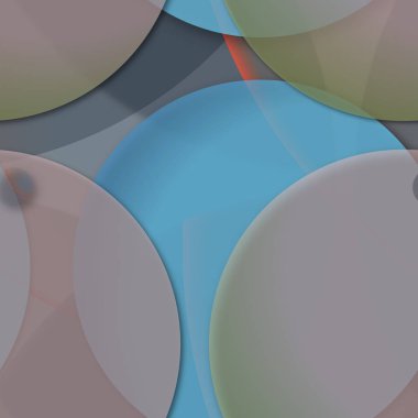 Daire saydam arka plan - eğilim seamless modeli.