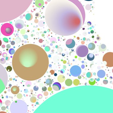 Daire saydam arka plan - eğilim seamless modeli.