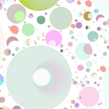 Daire saydam arka plan - eğilim seamless modeli.