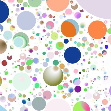 Daire saydam arka plan - eğilim seamless modeli.