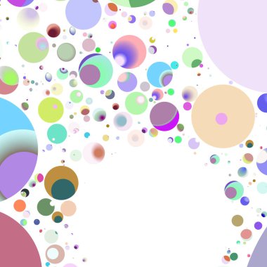 Daire saydam arka plan - eğilim seamless modeli.