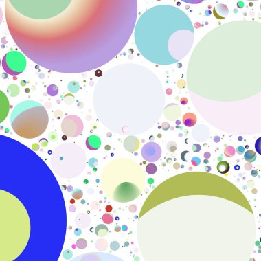 Daire saydam arka plan - eğilim seamless modeli.