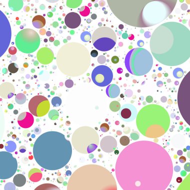 Daire saydam arka plan - eğilim seamless modeli.