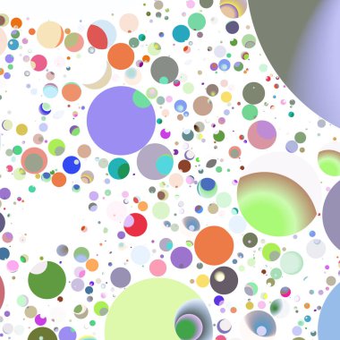 Daire saydam arka plan - eğilim seamless modeli.