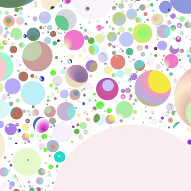 Daire saydam arka plan - eğilim seamless modeli.