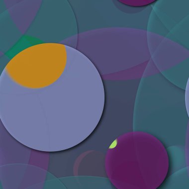 Daire saydam arka plan - eğilim seamless modeli.