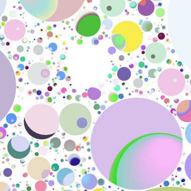 Daire saydam arka plan - eğilim seamless modeli.