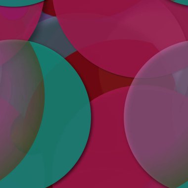 Daire saydam arka plan - eğilim seamless modeli.