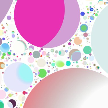 Daire saydam arka plan - eğilim seamless modeli.