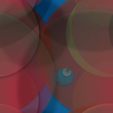 Daire saydam arka plan - eğilim seamless modeli.