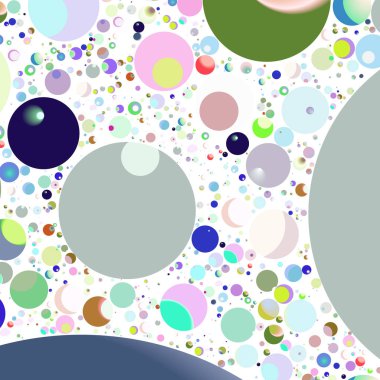 Daire saydam arka plan - eğilim seamless modeli.