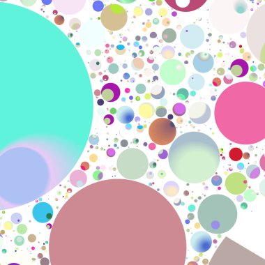 Daire saydam arka plan - eğilim seamless modeli.