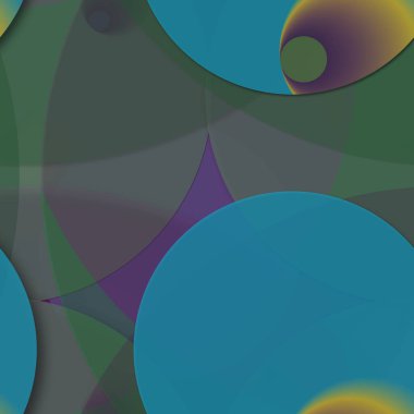 Daire saydam arka plan - eğilim seamless modeli.