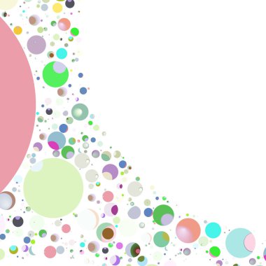 Daire saydam arka plan - eğilim seamless modeli.