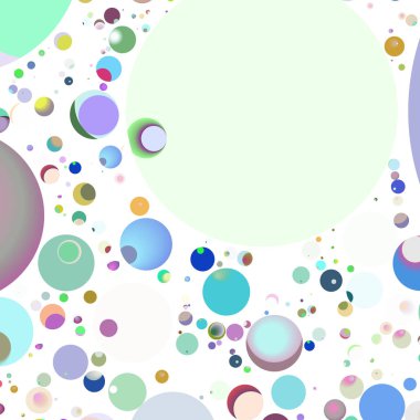 Daire saydam arka plan - eğilim seamless modeli.